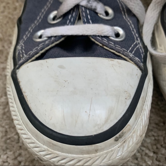 Navy Blue Low-top Converse - Picture 6 of 7